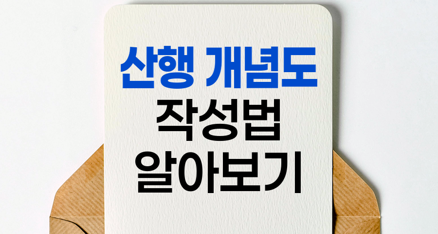 산행 개념도 작성법, 평면도와 단면도