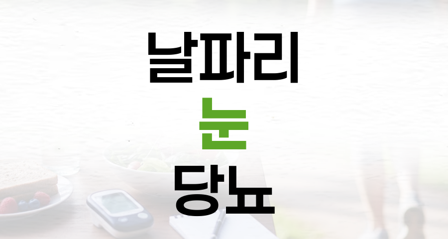 눈앞 날파리 비문증, 당뇨망막병증의 위험 신호일까요?