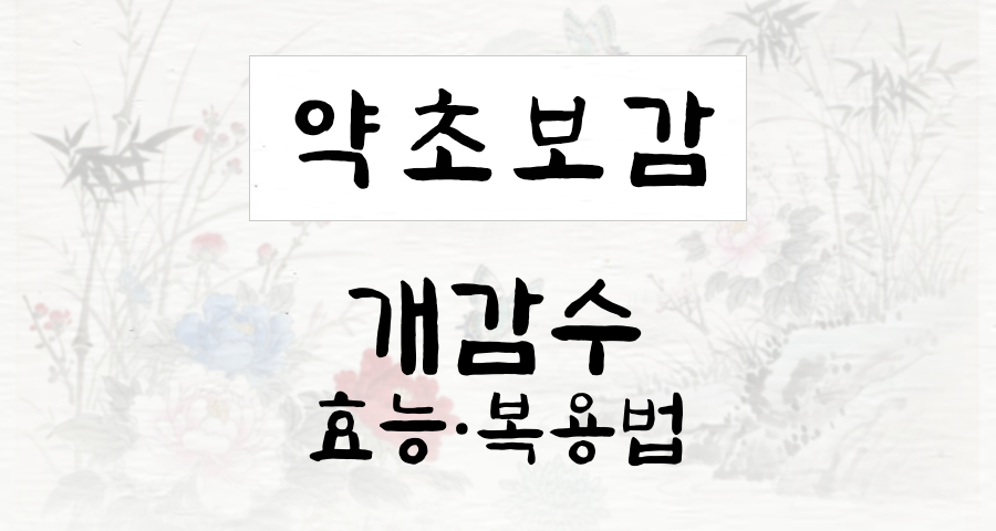 개감수