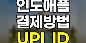 인도 애플 결제방법 UPI ID